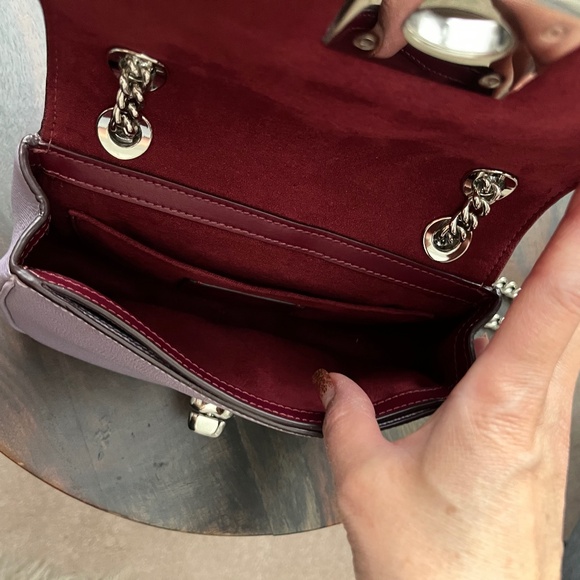 COACH Mini Cassidy Crossbody Shoulder Bag F77974 Purple Lavender - Picture 13 of 16